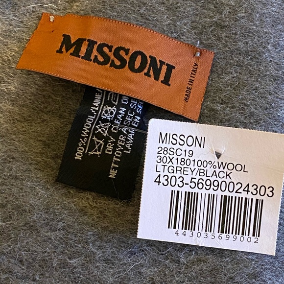 Missoni Wool Scarf - NWT - Picture 7 of 8